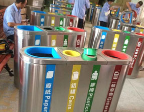 不锈钢垃圾箱