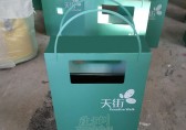 深圳天街购物街区定制手提袋钢制垃圾箱