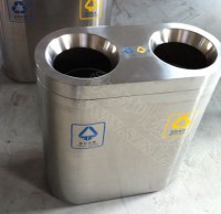 万达定制不锈钢垃圾箱