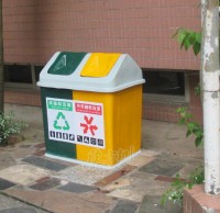玻璃钢分类垃圾箱
