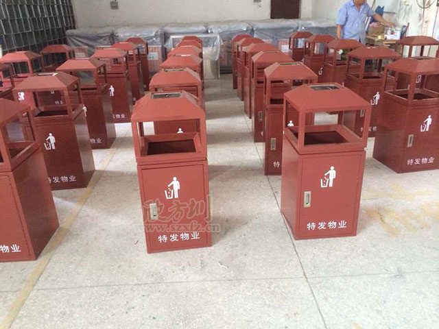 钢制户外垃圾箱