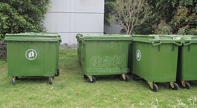 移动式塑料垃圾箱